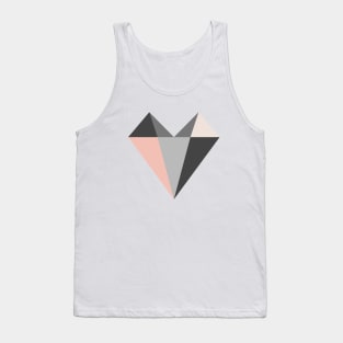 Abstract love stone heart design Tank Top